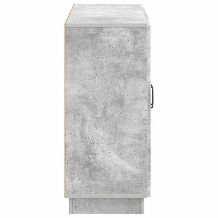 Sideboard Betongrå 89 x 34,5 x 77 cm Konstrueret træ