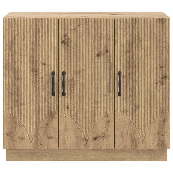 Sideboard Artisan-eg 89 x 34,5 x 77 cm Konstrueret træ