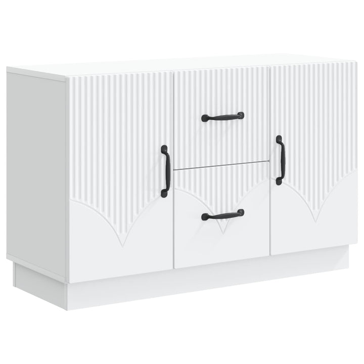 Sideboard Hvid 89 x 34,5 x 57 cm Konstrueret træ
