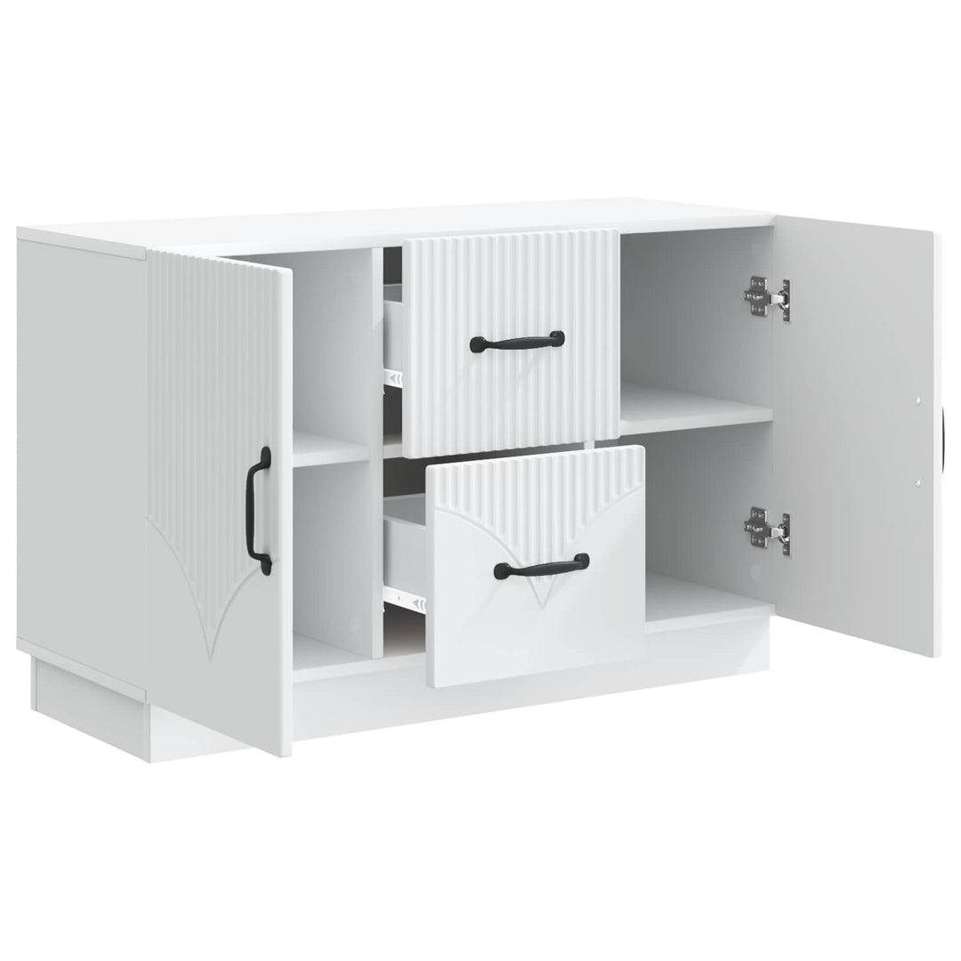 Sideboard Hvid 89 x 34,5 x 57 cm Konstrueret træ