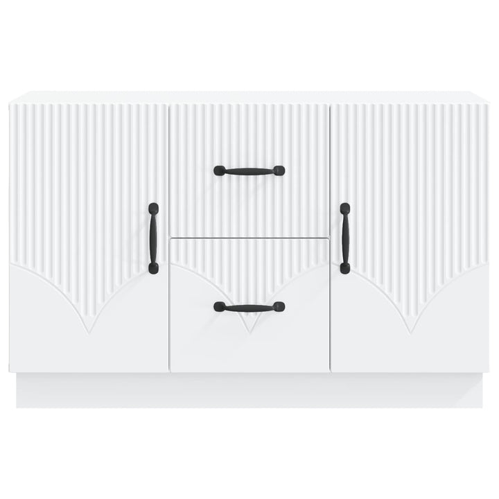 Sideboard Hvid 89 x 34,5 x 57 cm Konstrueret træ