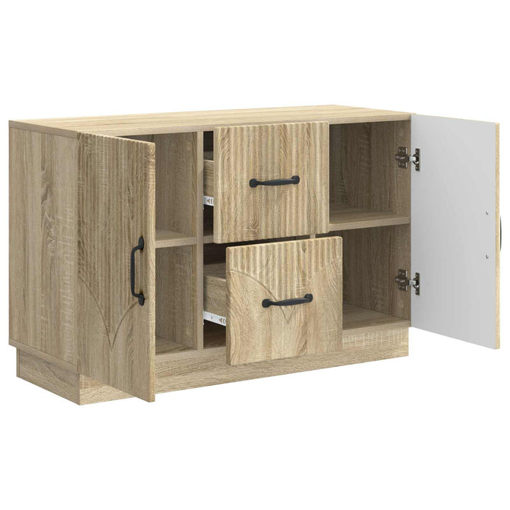 Sideboard Sonoma-eg 89 x 34,5 x 57 cm Konstrueret træ