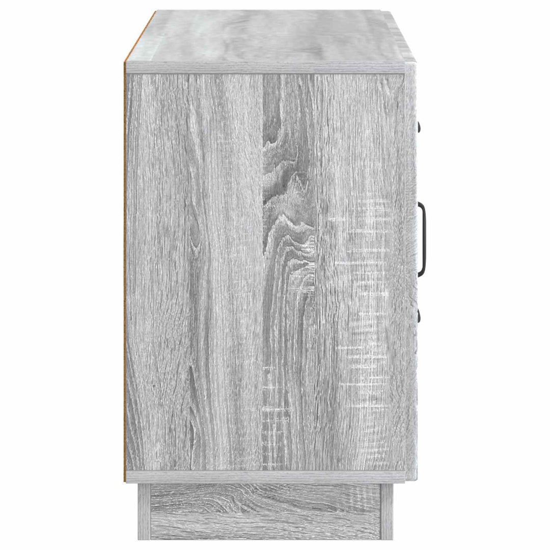 Sideboard Grå sonoma-eg 89 x 34,5 x 57 cm Konstrueret træ
