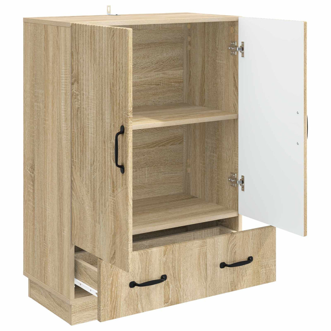 Sideboard Sonoma-eg 66 x 34,5 x 92 cm Konstrueret træ