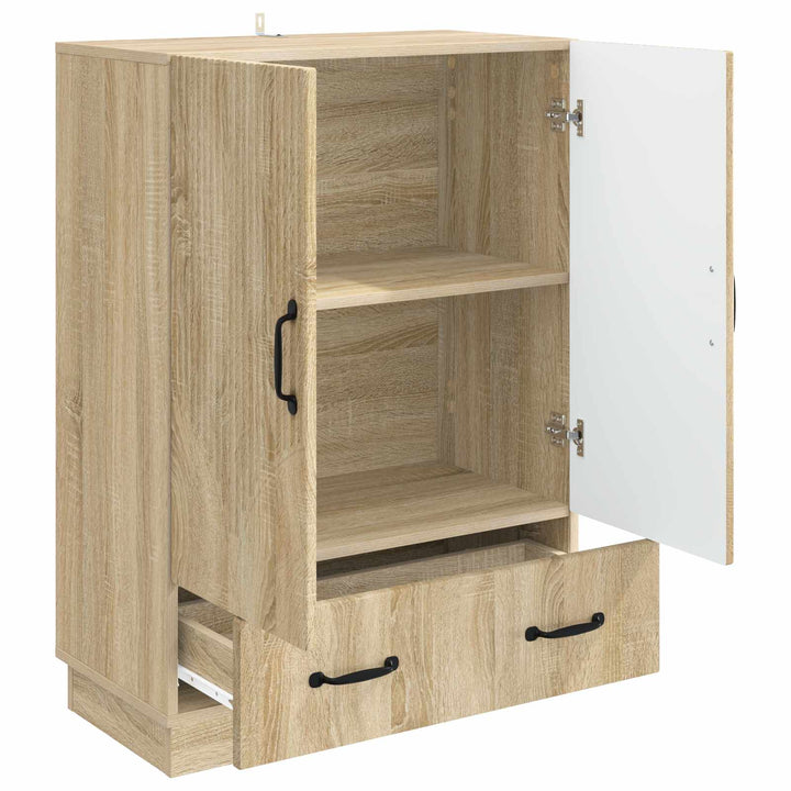 Sideboard Sonoma-eg 66 x 34,5 x 92 cm Konstrueret træ