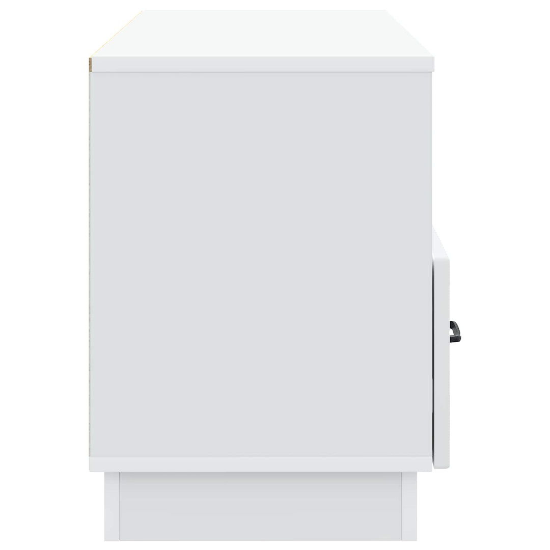 TV-skab med skuffe Hvid 102 x 34,5 x 47 cm Konstrueret træ