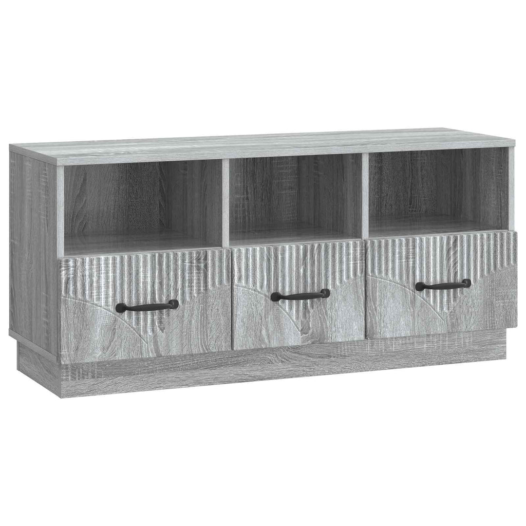 TV-skab Grå sonoma-eg 102 x 34,5 x 47 cm Konstrueret træ