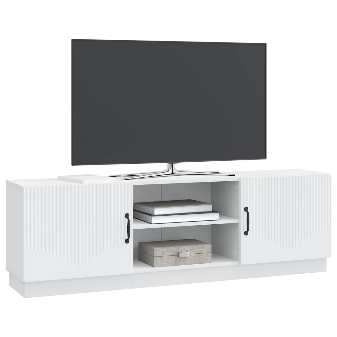 TV-skab Hvid 150 x 31 x 47 cm Konstrueret træ