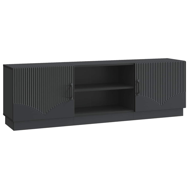 TV-skab Sort 150 x 31 x 47 cm Konstrueret træ