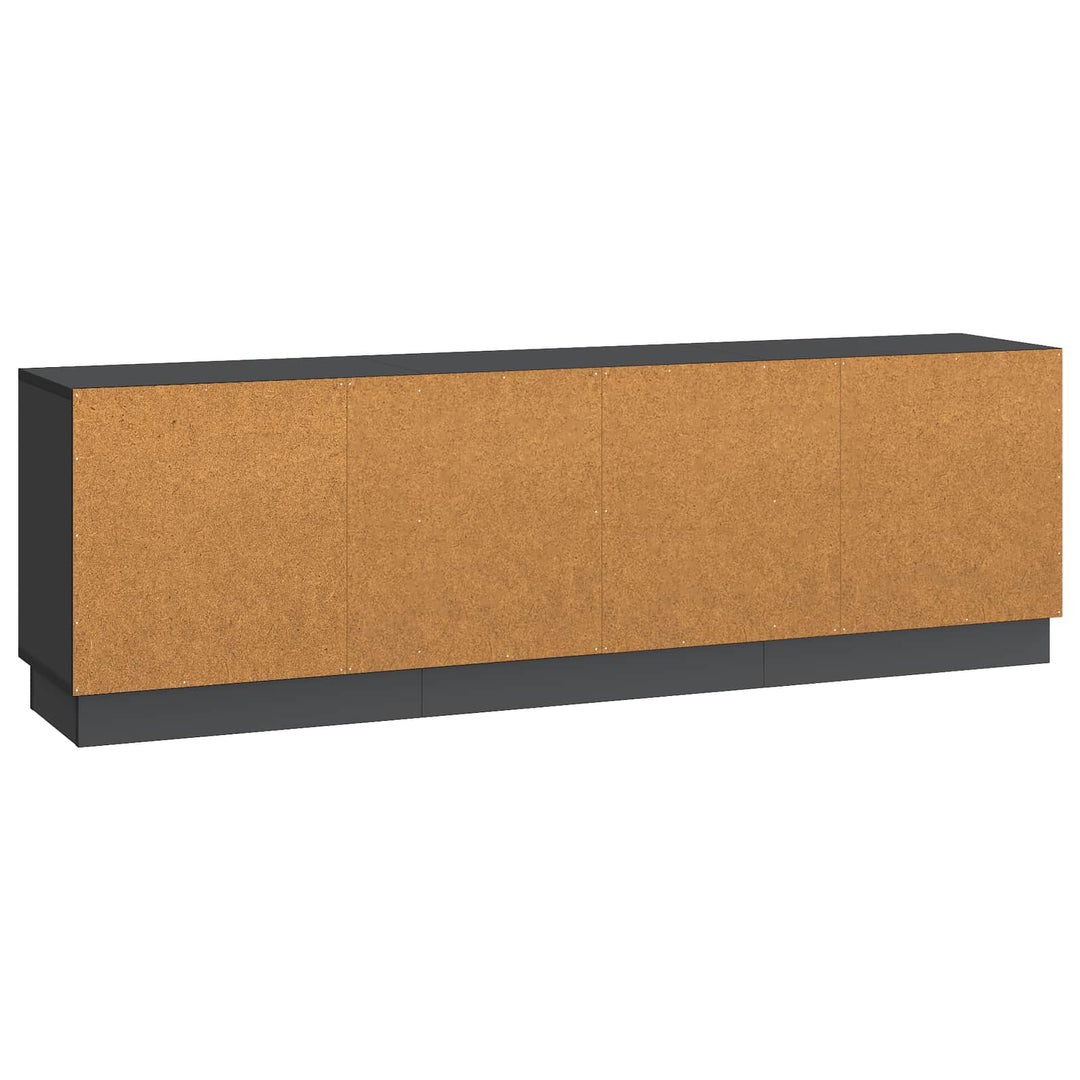 TV-skab Sort 150 x 31 x 47 cm Konstrueret træ