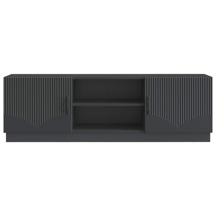 TV-skab Sort 150 x 31 x 47 cm Konstrueret træ