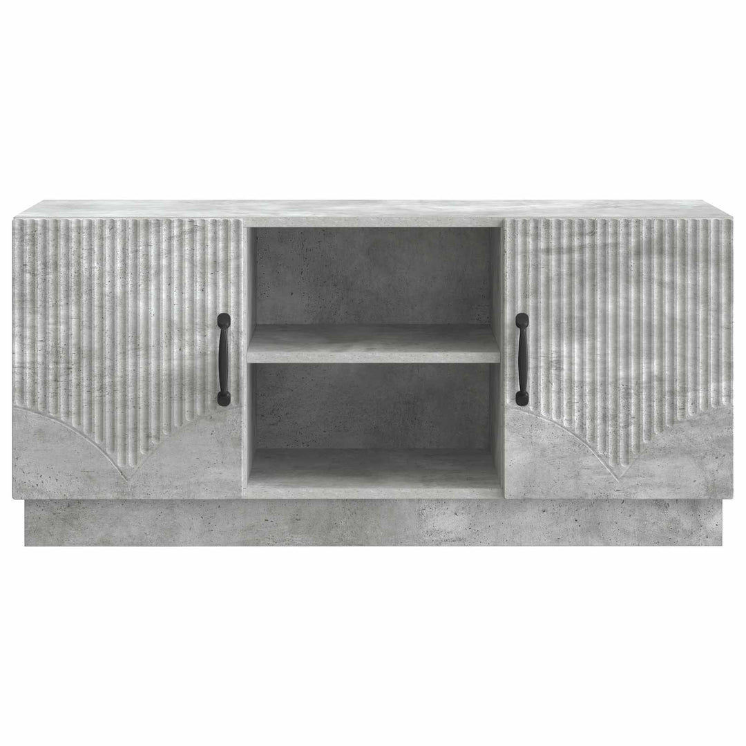 TV-skab Betongrå 102 x 34,5 x 47 cm Konstrueret træ