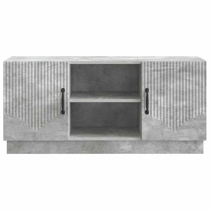 TV-skab Betongrå 102 x 34,5 x 47 cm Konstrueret træ