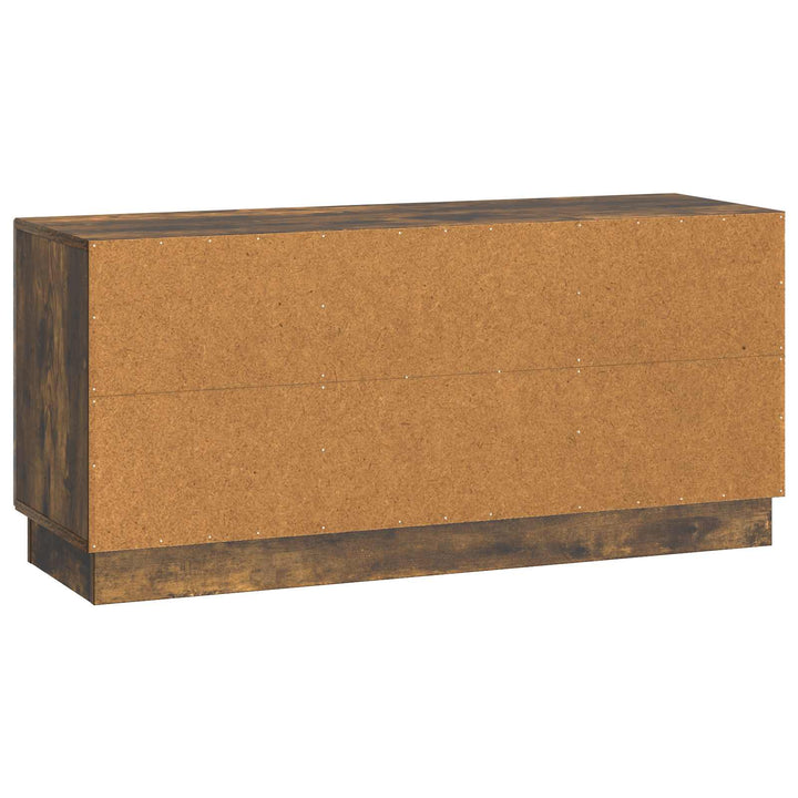 TV-skab 102 x 34,5 x 47 cm Røget eg Konstrueret træ