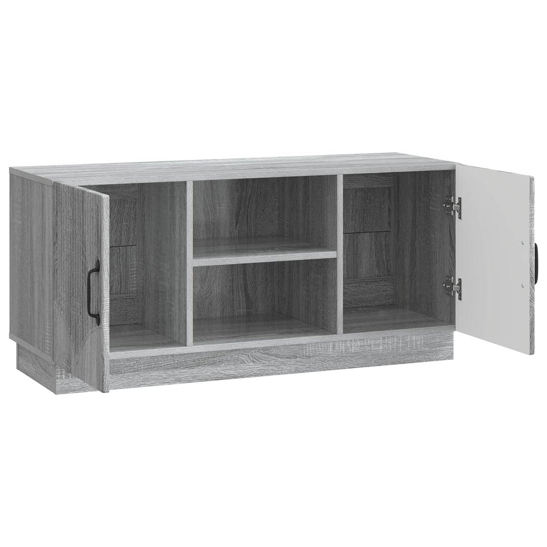 TV-skab 102 x 34,5 x 47 cm Grå sonoma-eg Konstrueret træ