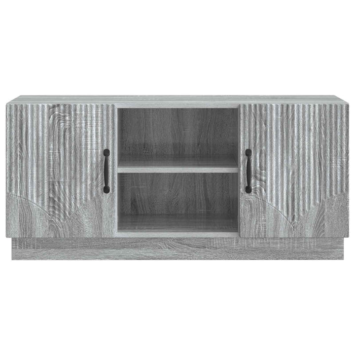 TV-skab 102 x 34,5 x 47 cm Grå sonoma-eg Konstrueret træ