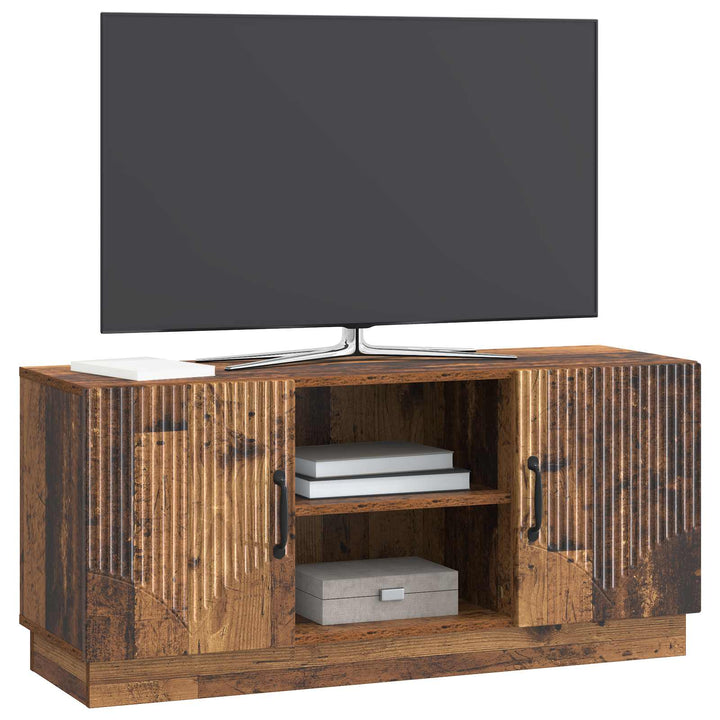 TV-skab Gammelt træ 102 x 34,5 x 47 cm Konstrueret træ