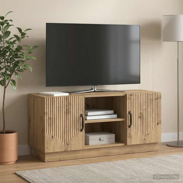 TV-skab 102 x 34,5 x 47 cm Artisan-eg Konstrueret træ