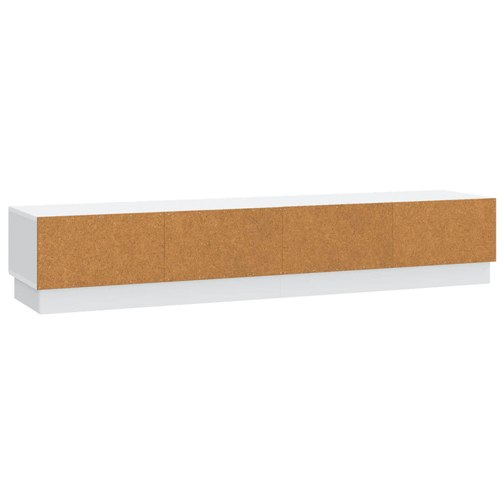 TV-skab med skuffe Hvid 147 x 34,5 x 27 cm Konstrueret træ
