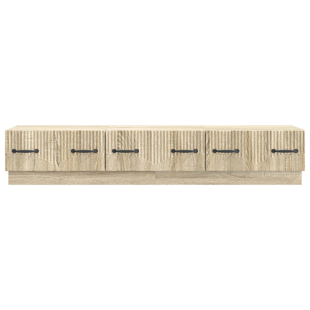 TV-skab med skuffe Sonoma-eg 147 x 34,5 x 27 cm Konstrueret træ