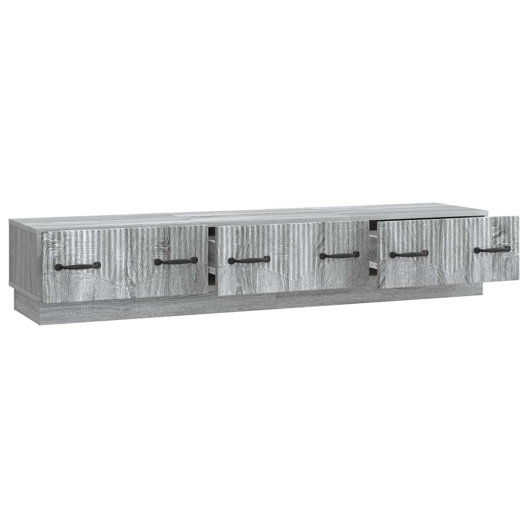 TV-skab Grå sonoma-eg 147 x 34,5 x 27 cm Konstrueret træ