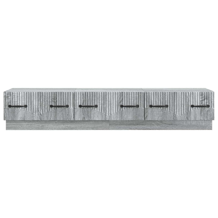 TV-skab Grå sonoma-eg 147 x 34,5 x 27 cm Konstrueret træ