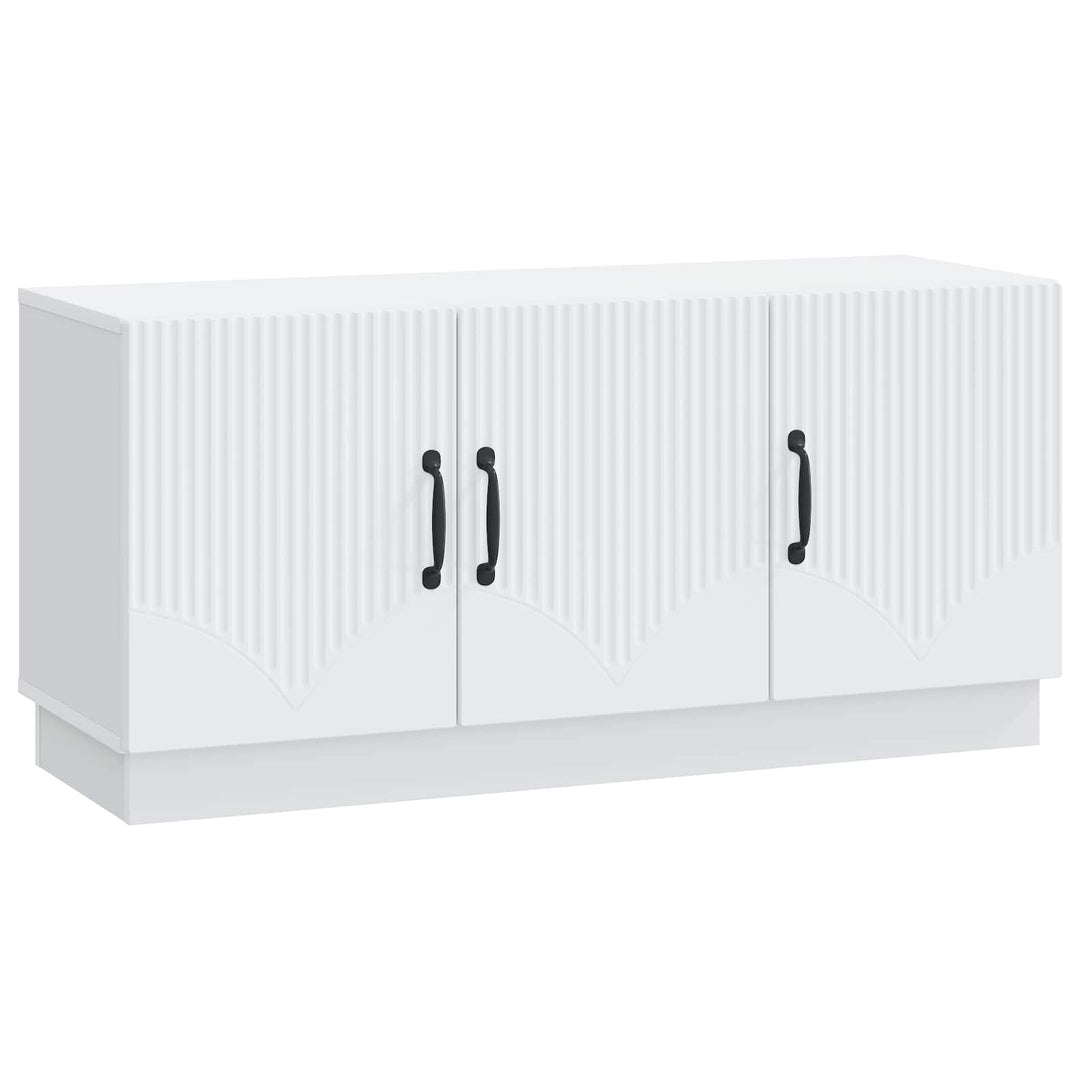 TV-skab Hvid 99 x 34,5 x 47 cm Konstrueret træ
