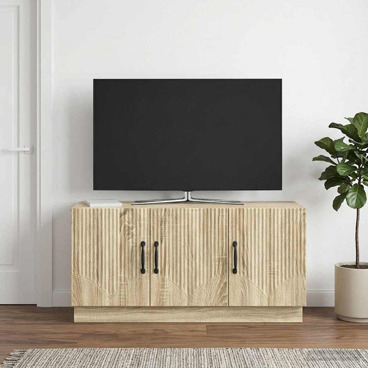 TV-skab Sonoma-eg 99 x 34,5 x 47 cm Konstrueret træ