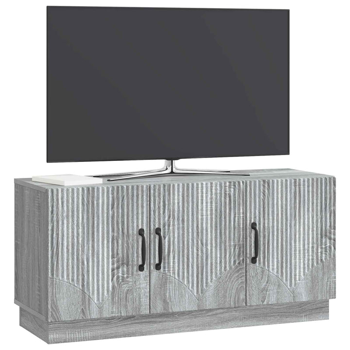 TV-skab Grå sonoma-eg 99 x 34,5 x 47 cm Konstrueret træ