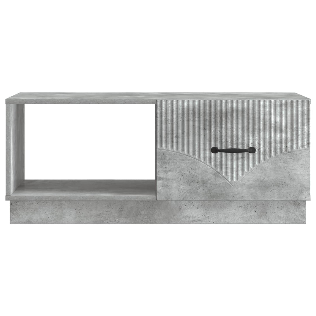 Sofabord Betongrå 90 x 50 x 37 cm Konstrueret træ