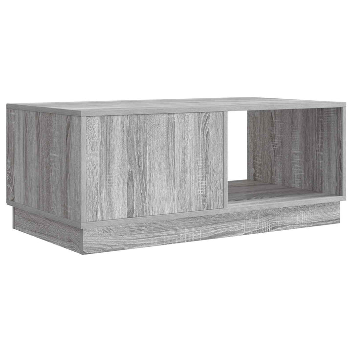 Sofabord Grå sonoma-eg 90 x 50 x 37 cm Konstrueret træ