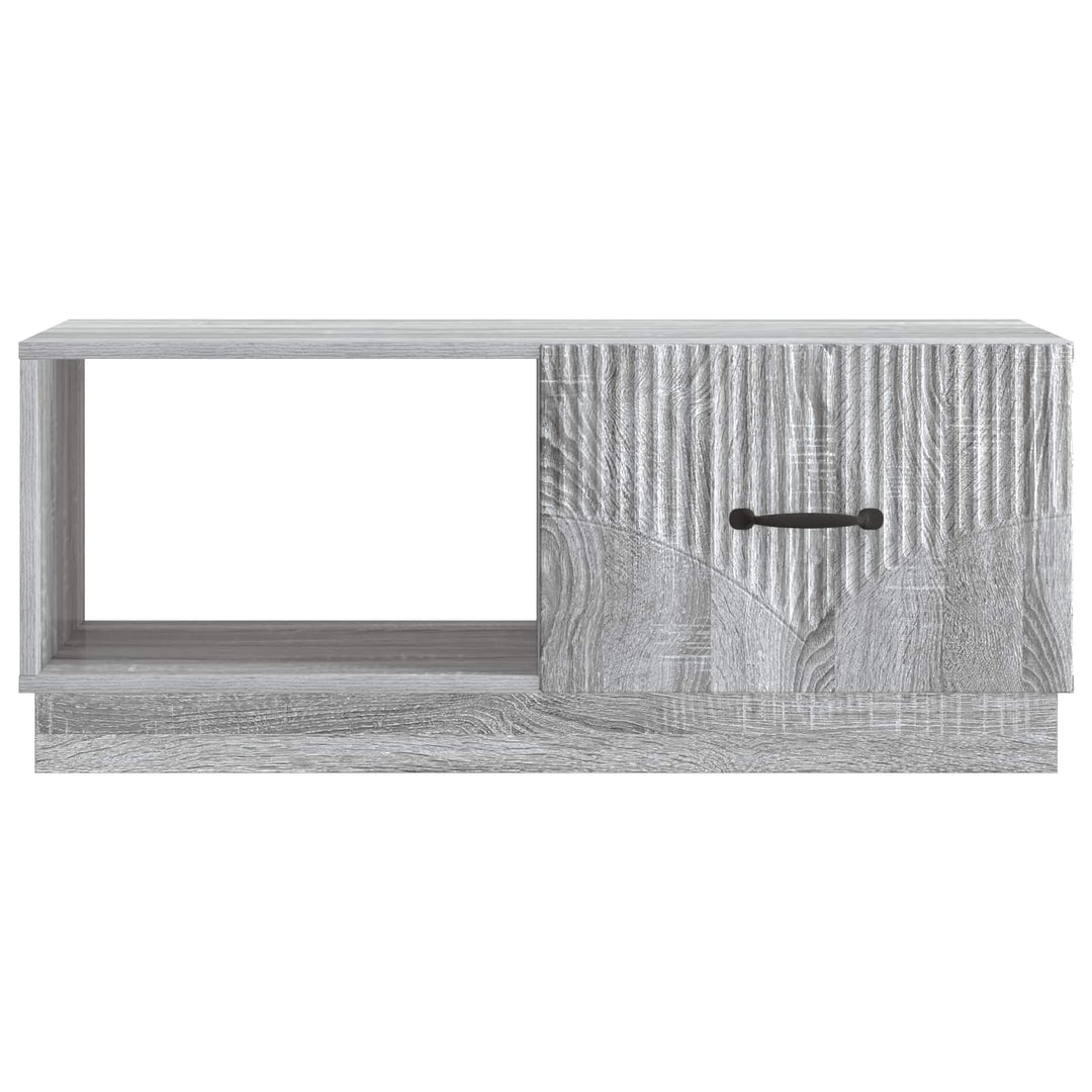 Sofabord Grå sonoma-eg 90 x 50 x 37 cm Konstrueret træ
