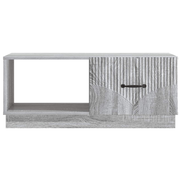 Sofabord Grå sonoma-eg 90 x 50 x 37 cm Konstrueret træ
