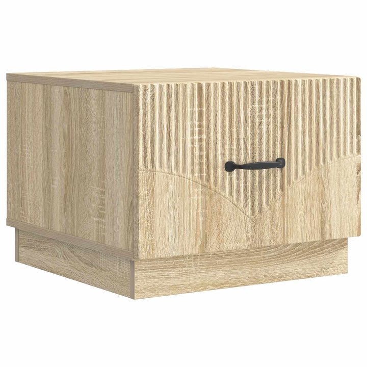 Sofabord med skuffe Sonoma-eg 49 x 50 x 37 cm Konstrueret træ