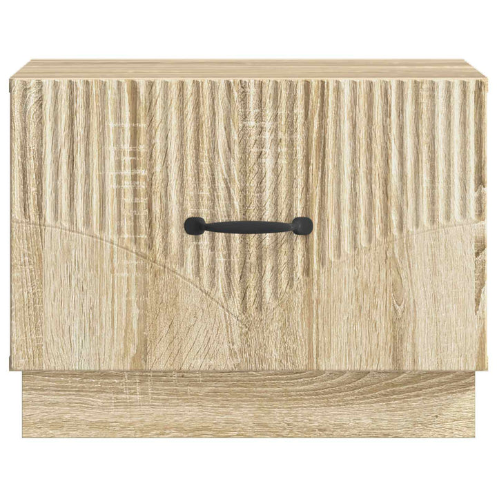 Sofabord med skuffe Sonoma-eg 49 x 50 x 37 cm Konstrueret træ