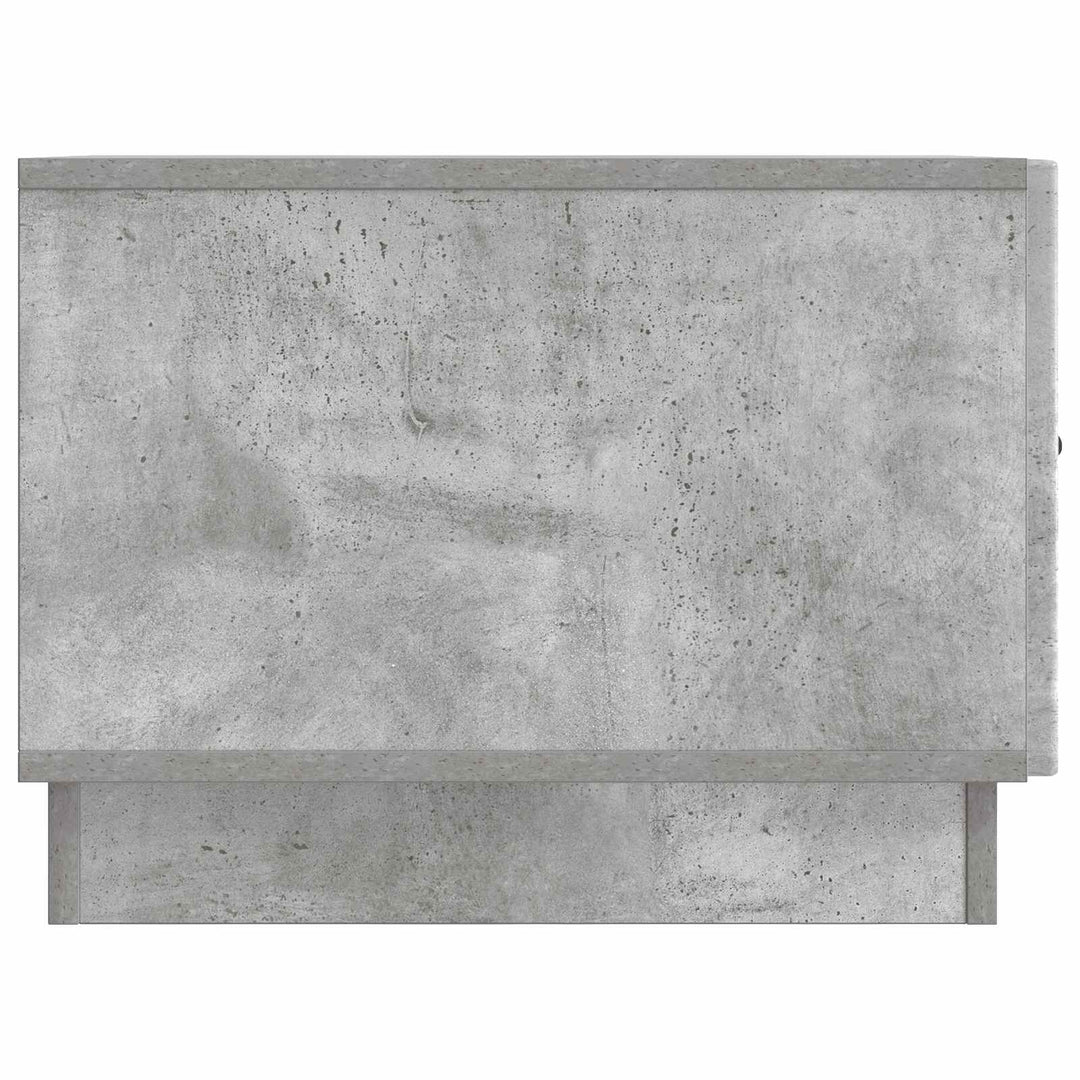 Sofabord med skuffe Betongrå 49 x 50 x 37 cm Konstrueret træ