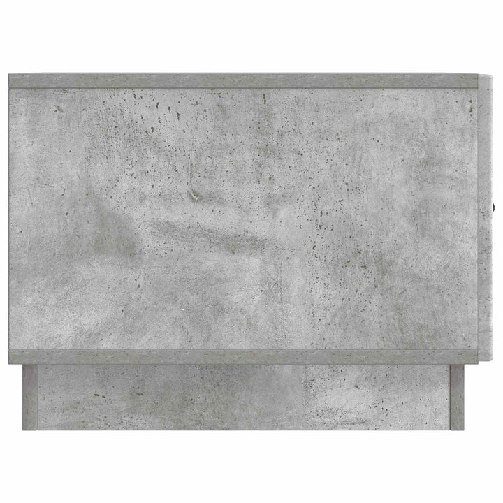 Sofabord med skuffe Betongrå 49 x 50 x 37 cm Konstrueret træ