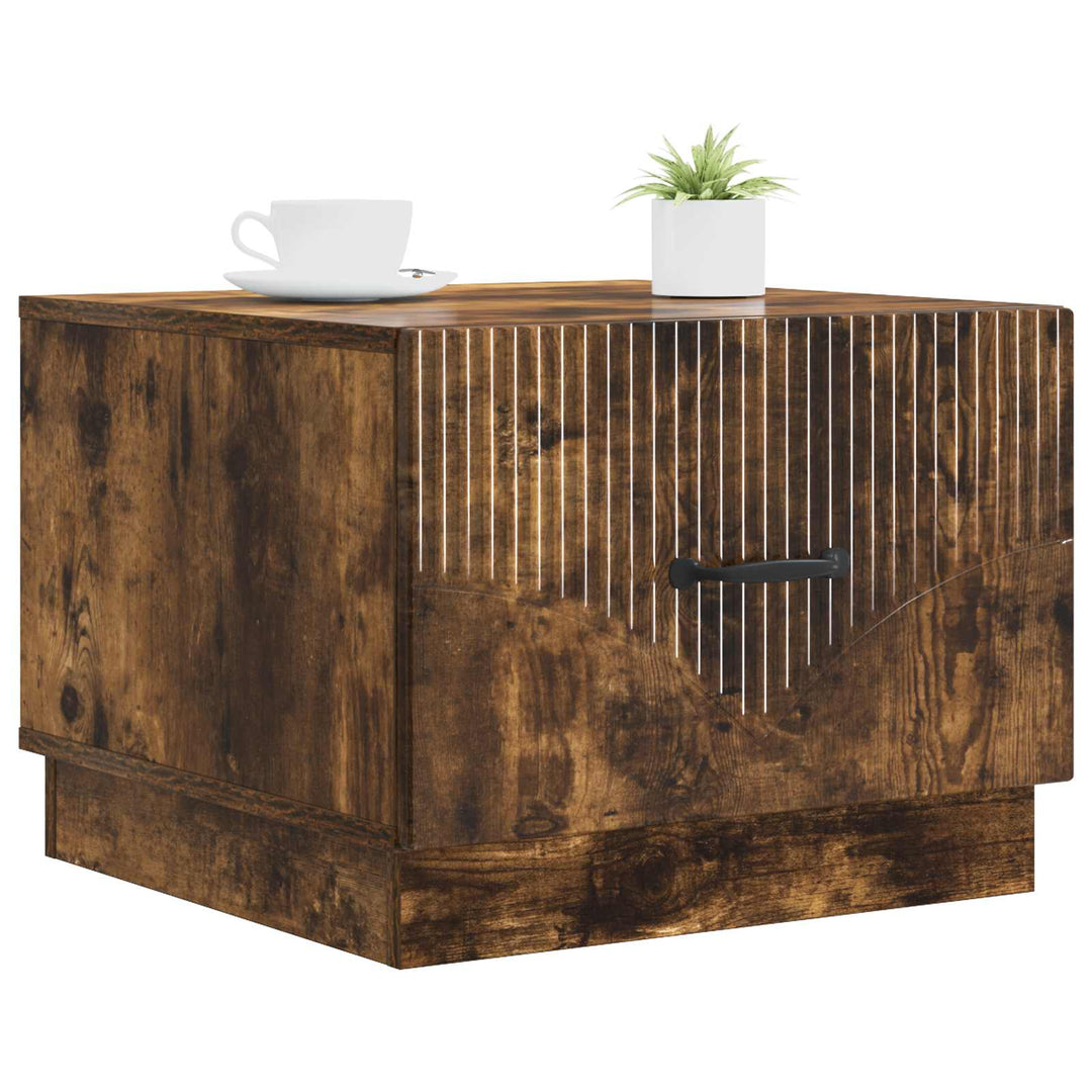 Sofabord Røget eg 49 x 50 x 37 cm Konstrueret træ