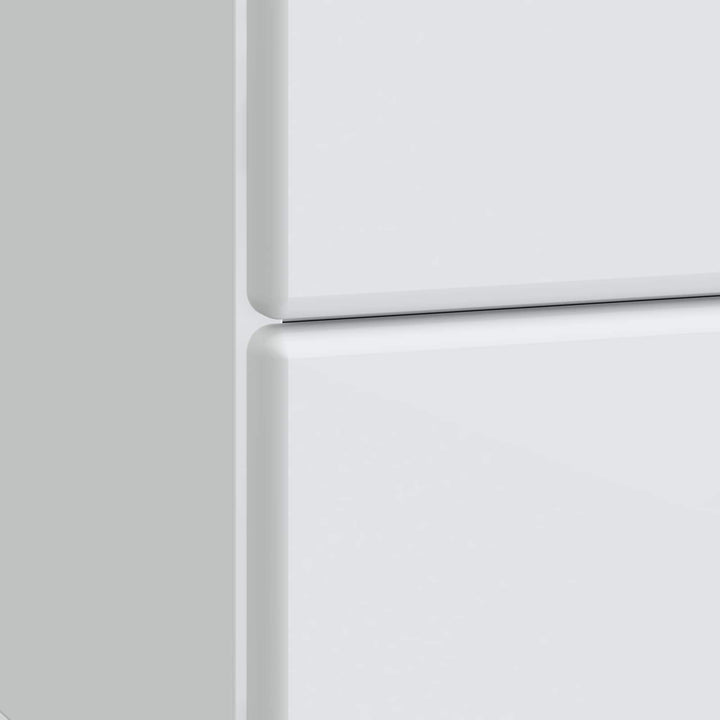 Natskab 2 pcs Hvid 43 x 34,5 x 47,5 cm Konstrueret træ