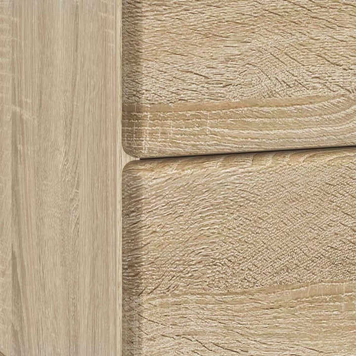 Natskab 2 pcs Sonoma-eg 43 x 34,5 x 47,5 cm Konstrueret træ