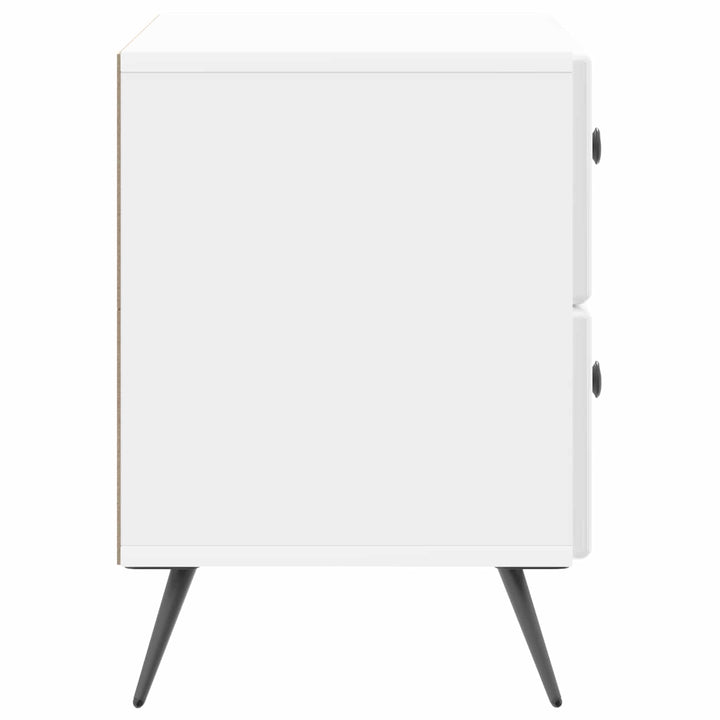 Natskab Hvid højglans 62 x 34,5 x 47,5 cm Konstrueret træ