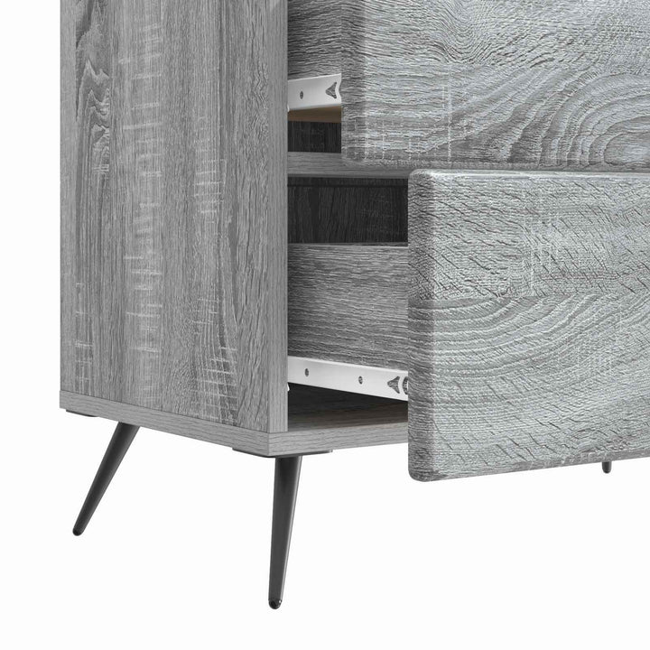 Natskab Grå sonoma-eg 62 x 34,5 x 47,5 cm Konstrueret træ