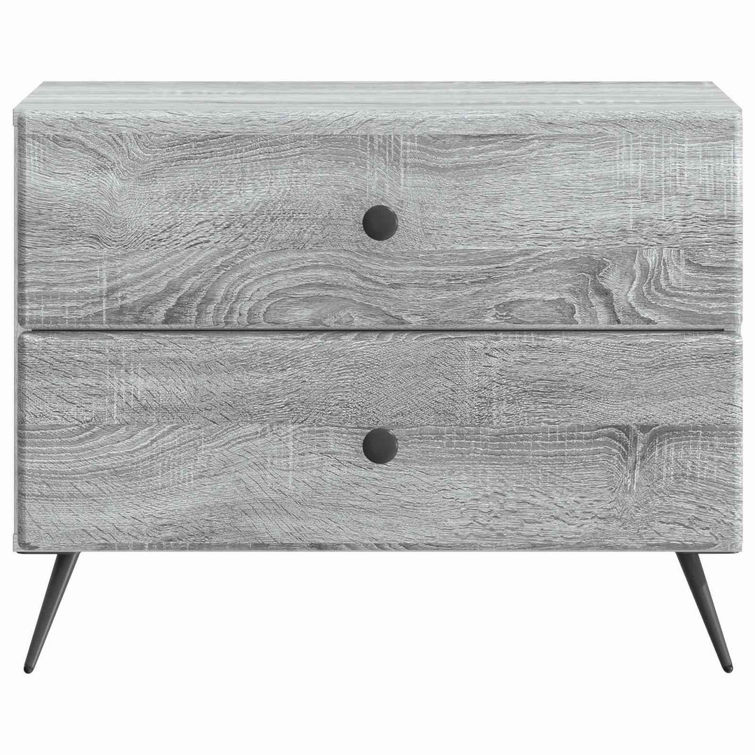 Natskab Grå sonoma-eg 62 x 34,5 x 47,5 cm Konstrueret træ