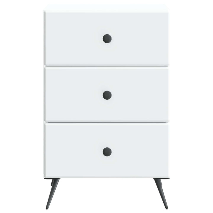 Natskab med skuffe Hvid 43 x 41 x 66,5 cm Konstrueret træ