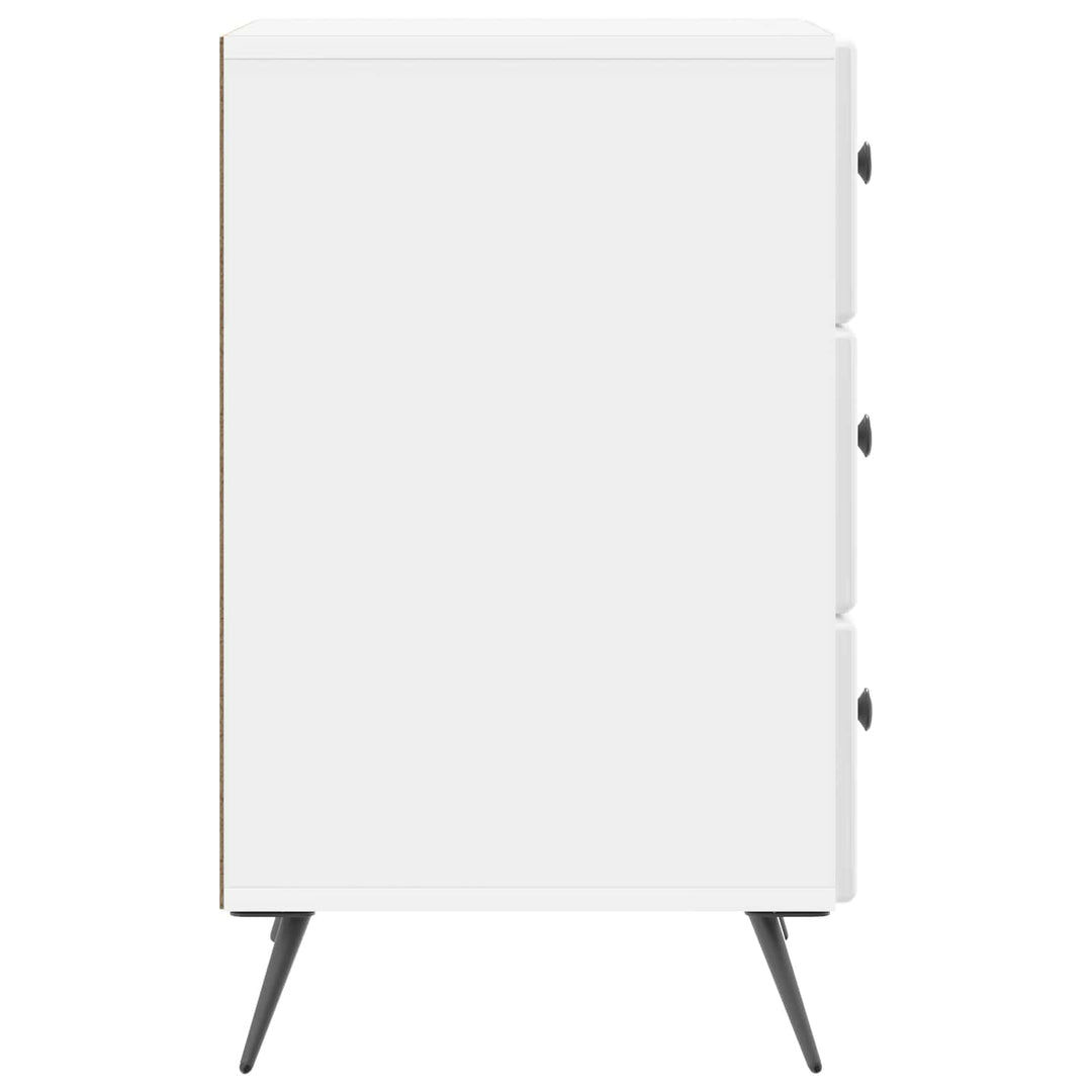 Natskab Hvid højglans 43 x 41 x 66,5 cm Konstrueret træ