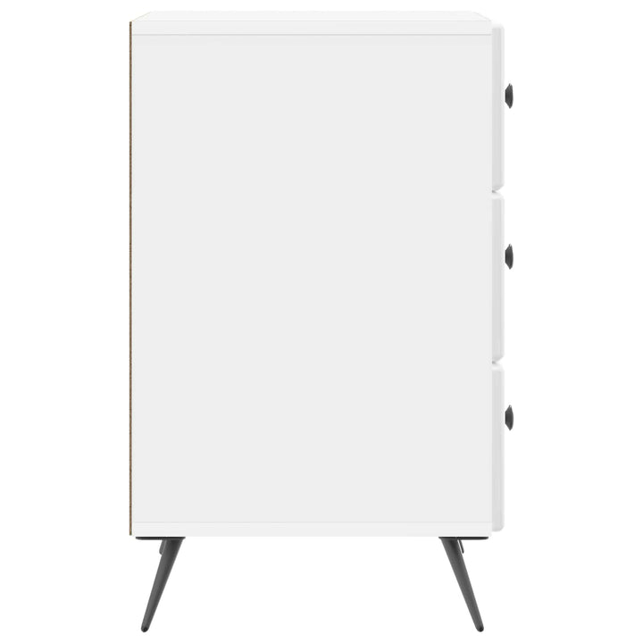 Natskab Hvid højglans 43 x 41 x 66,5 cm Konstrueret træ