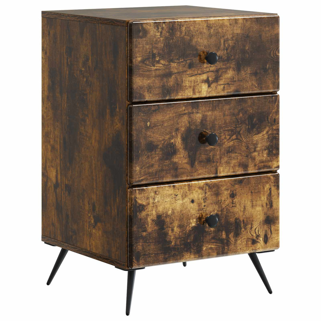 Natskab Røget eg 43 x 41 x 66,5 cm Konstrueret træ