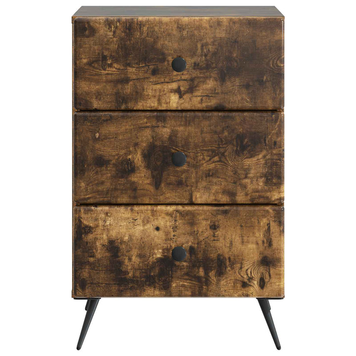 Natskab Røget eg 43 x 41 x 66,5 cm Konstrueret træ