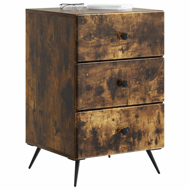Natskab Røget eg 43 x 41 x 66,5 cm Konstrueret træ