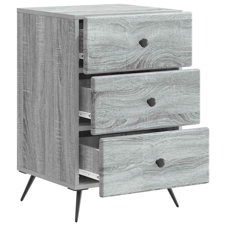 Natskab Grå sonoma-eg 43 x 41 x 66,5 cm Konstrueret træ